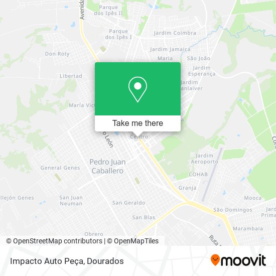 Impacto Auto Peça map