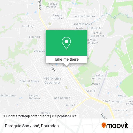 Paroquia Sao José map