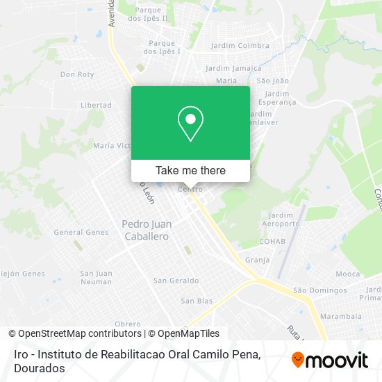 Iro - Instituto de Reabilitacao Oral Camilo Pena map