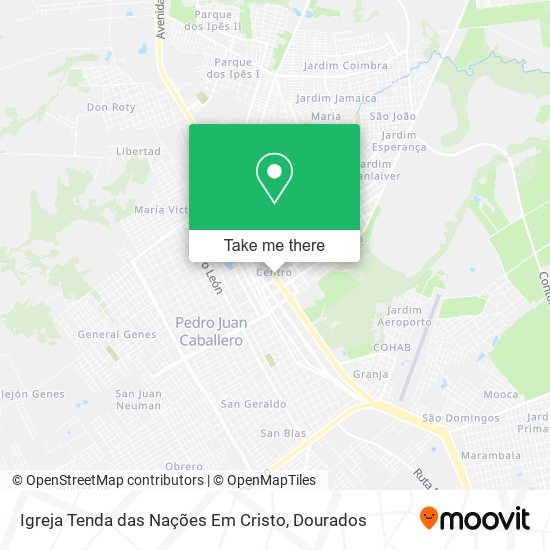 Igreja Tenda das Nações Em Cristo map