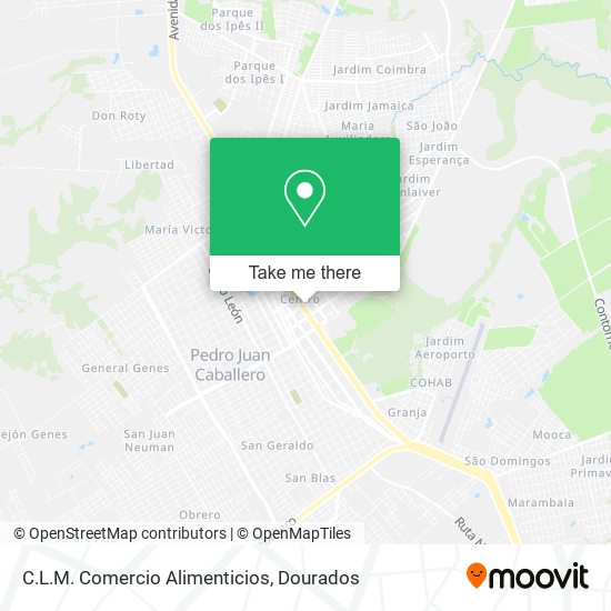 C.L.M. Comercio Alimenticios map