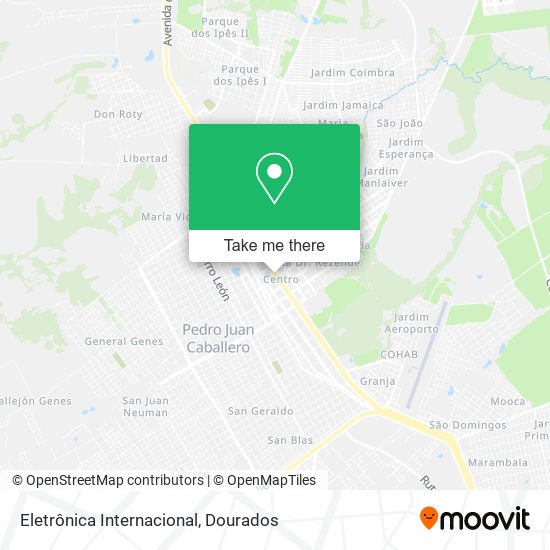 Eletrônica Internacional map