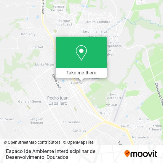 Espaco Ide Ambiente Interdisciplinar de Desenvolvimento map