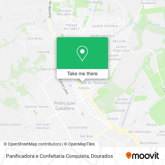 Panificadora e Confeitaria Conquista map