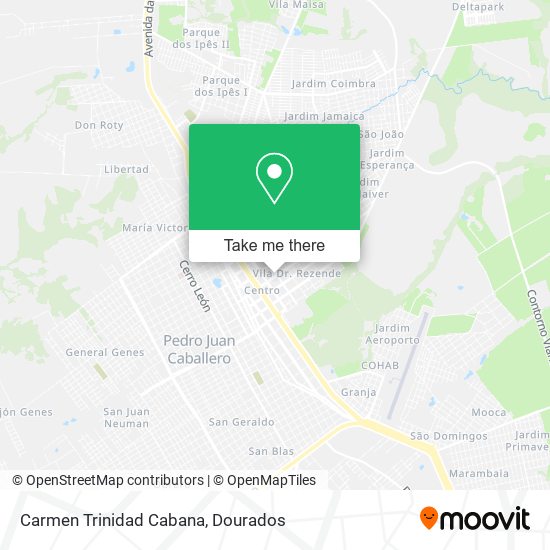 Carmen Trinidad Cabana map