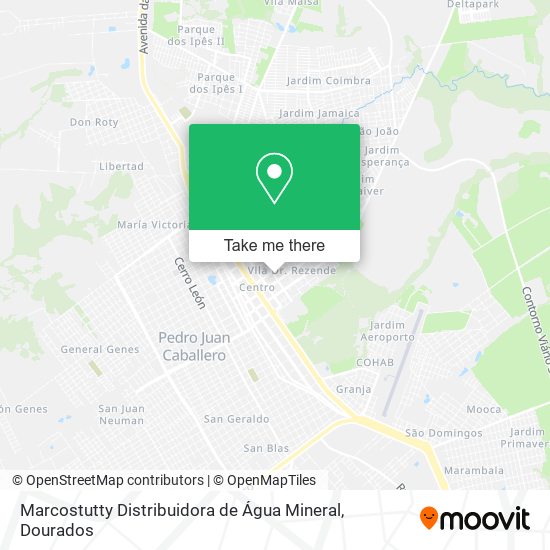 Marcostutty Distribuidora de Água Mineral map