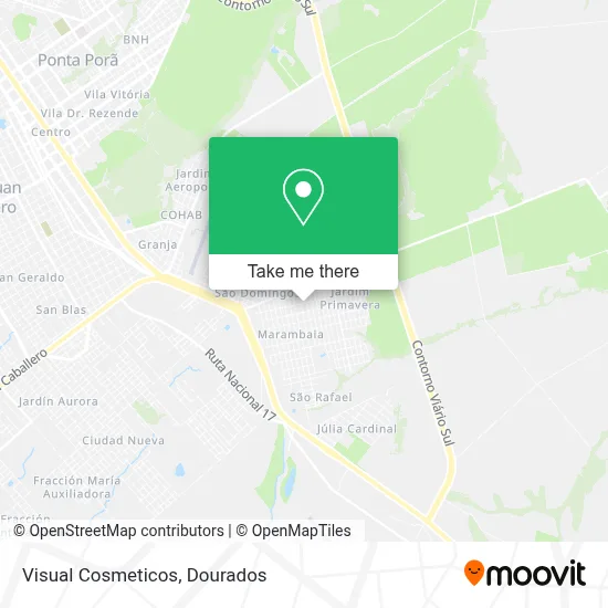 Visual Cosmeticos map