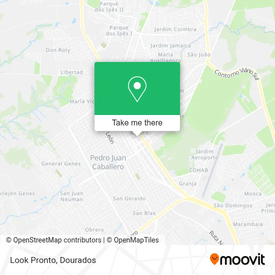 Look Pronto map