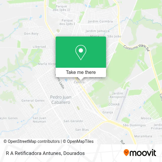 R A Retificadora Antunes map