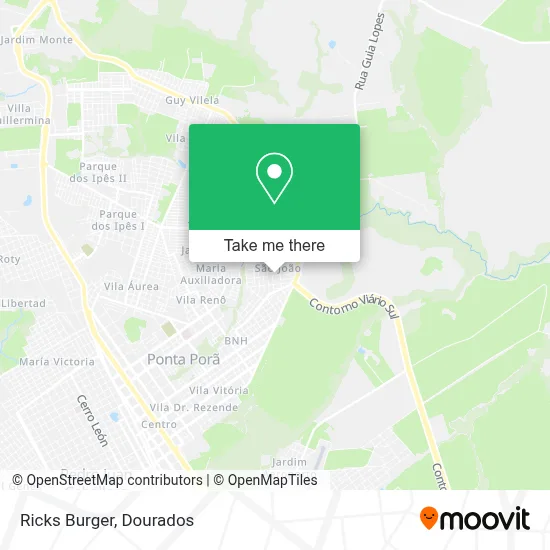 Ricks Burger map