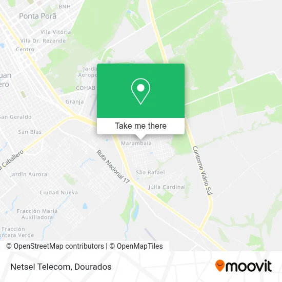 Netsel Telecom map