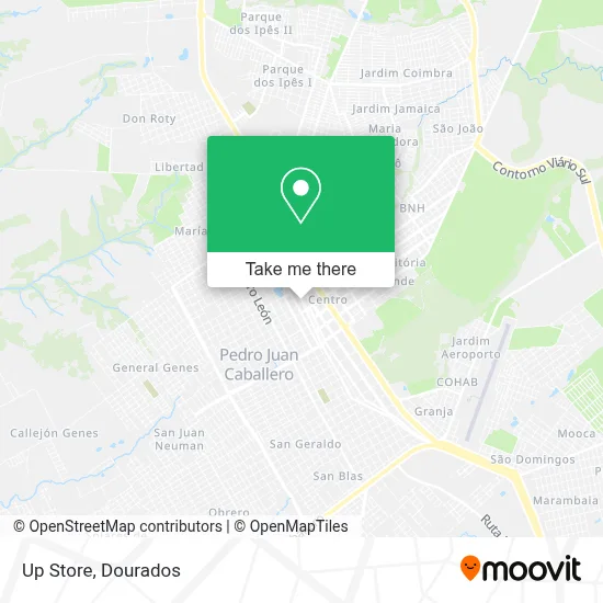 Up Store map