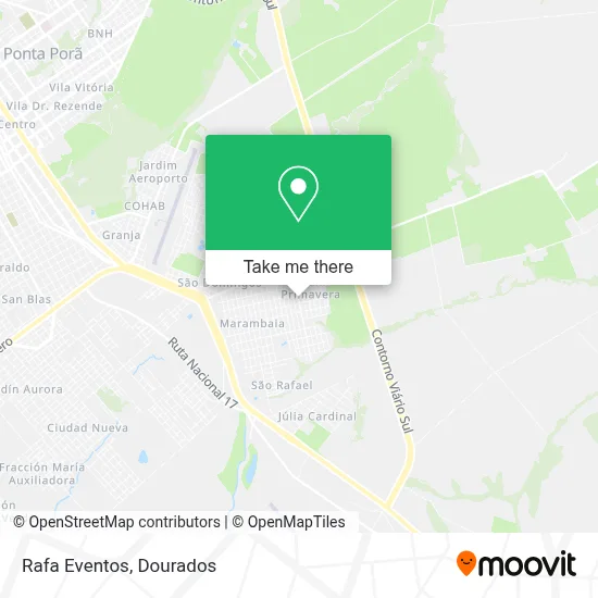 Rafa Eventos map