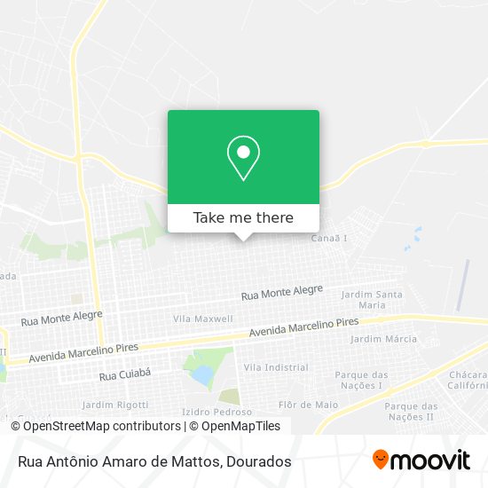 Rua Antônio Amaro de Mattos map