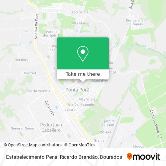 Estabelecimento Penal Ricardo Brandão map