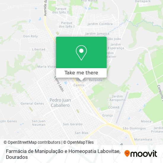 Farmácia de Manipulação e Homeopatia Labovitae map
