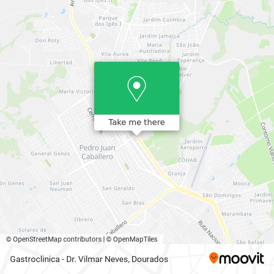 Gastroclinica - Dr. Vilmar Neves map