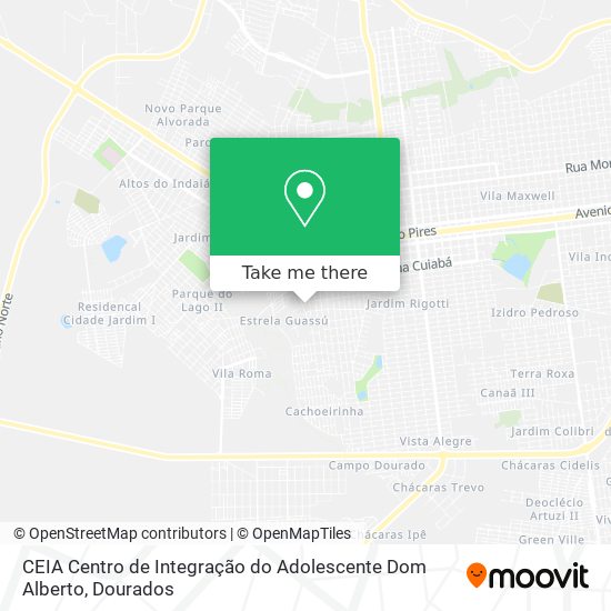 CEIA Centro de Integração do Adolescente Dom Alberto map