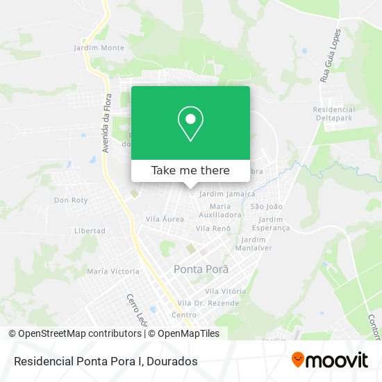 Residencial Ponta Pora I map