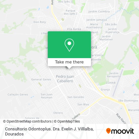Consultorio Odontoplus. Dra. Evelin J. Villlalba map