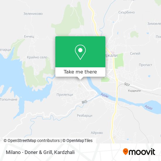 Milano - Doner & Grill map
