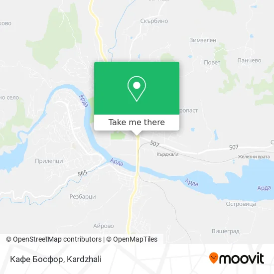 Карта Кафе Босфор