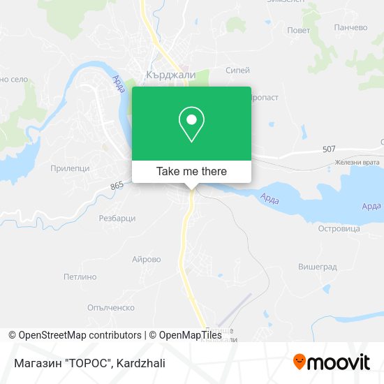 Карта Магазин "ТОРОС"