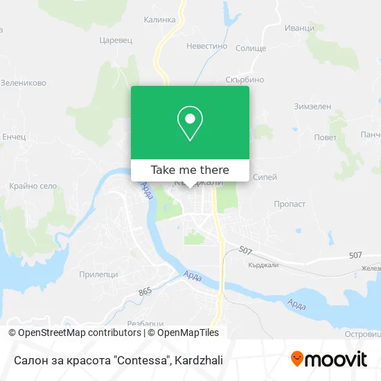 Карта Салон за красота "Contessa"
