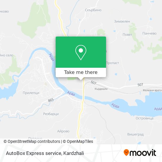 AutoBox Express service map