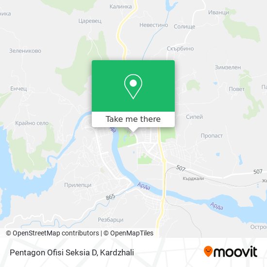 Pentagon Ofisi Seksia D map