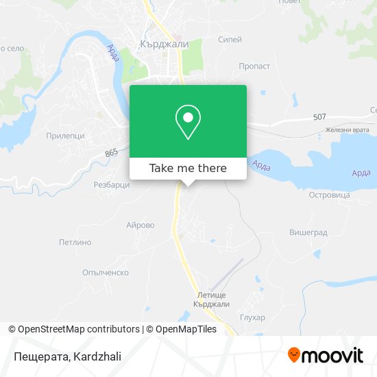 Пещерата map