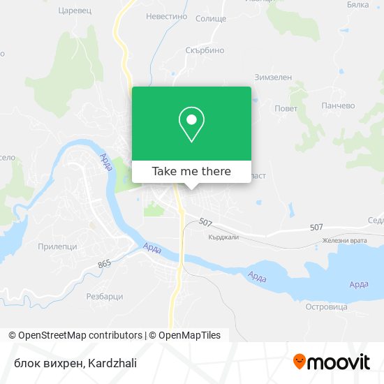 блок вихрен map