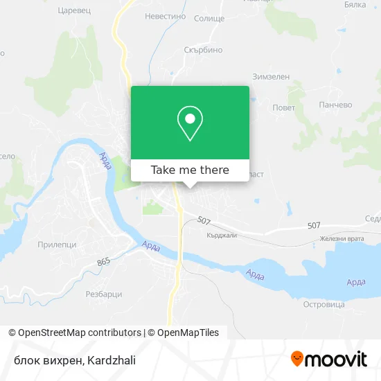 Карта блок вихрен