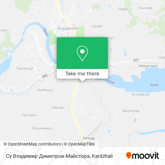 Су Владимир Димитров-Майстора map