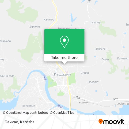 Байкал map