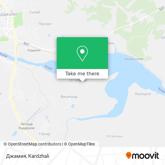 Джамия map