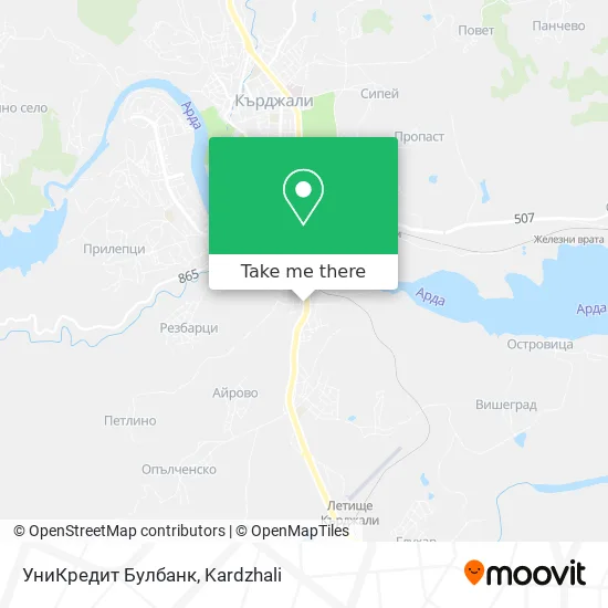 Карта УниКредит Булбанк