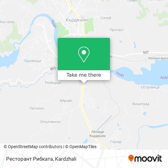 Ресторант Рибката map