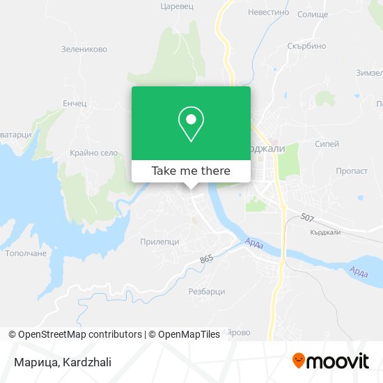 Марица map