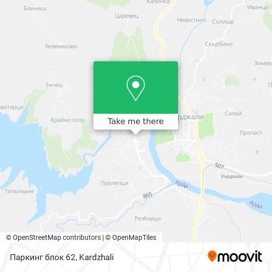 Карта Паркинг блок 62