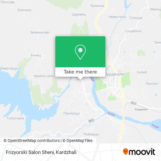 Frizyorski Salon Sheni map