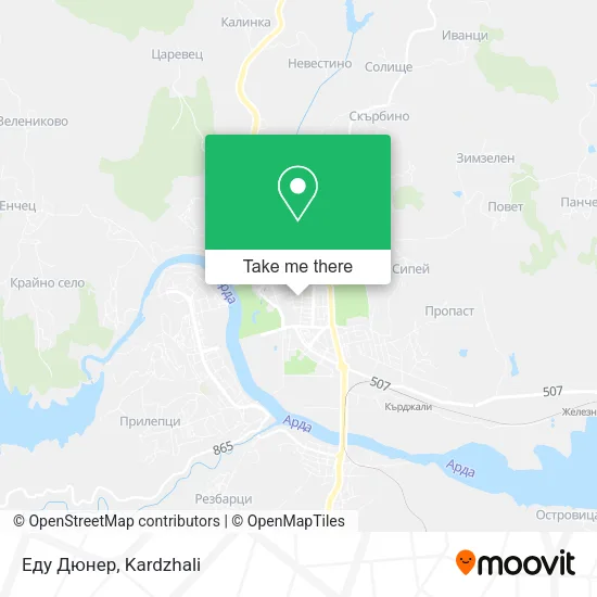 Карта Еду Дюнер