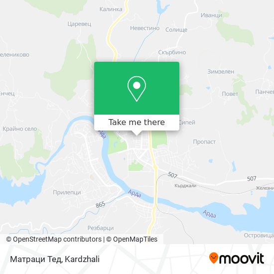Матраци Тед map