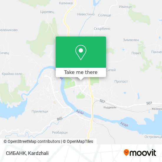 СИБАНК map