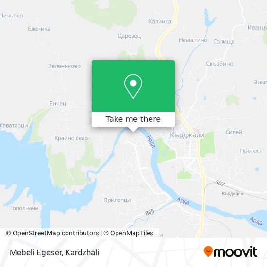 Карта Mebeli Egeser