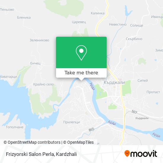 Frizyorski Salon Perla map
