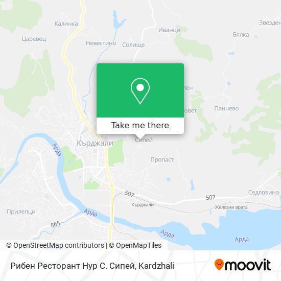 Рибен Ресторант Нур С. Сипей map