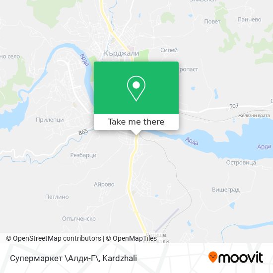 Супермаркет \Алди-Г\ map