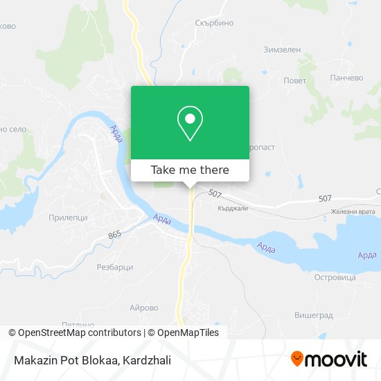 Makazin Pot Blokaa map