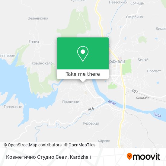 Козметично Студио Севи map